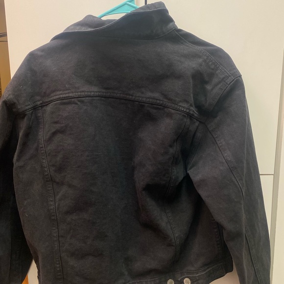 Black jean jacket - Picture 2 of 2